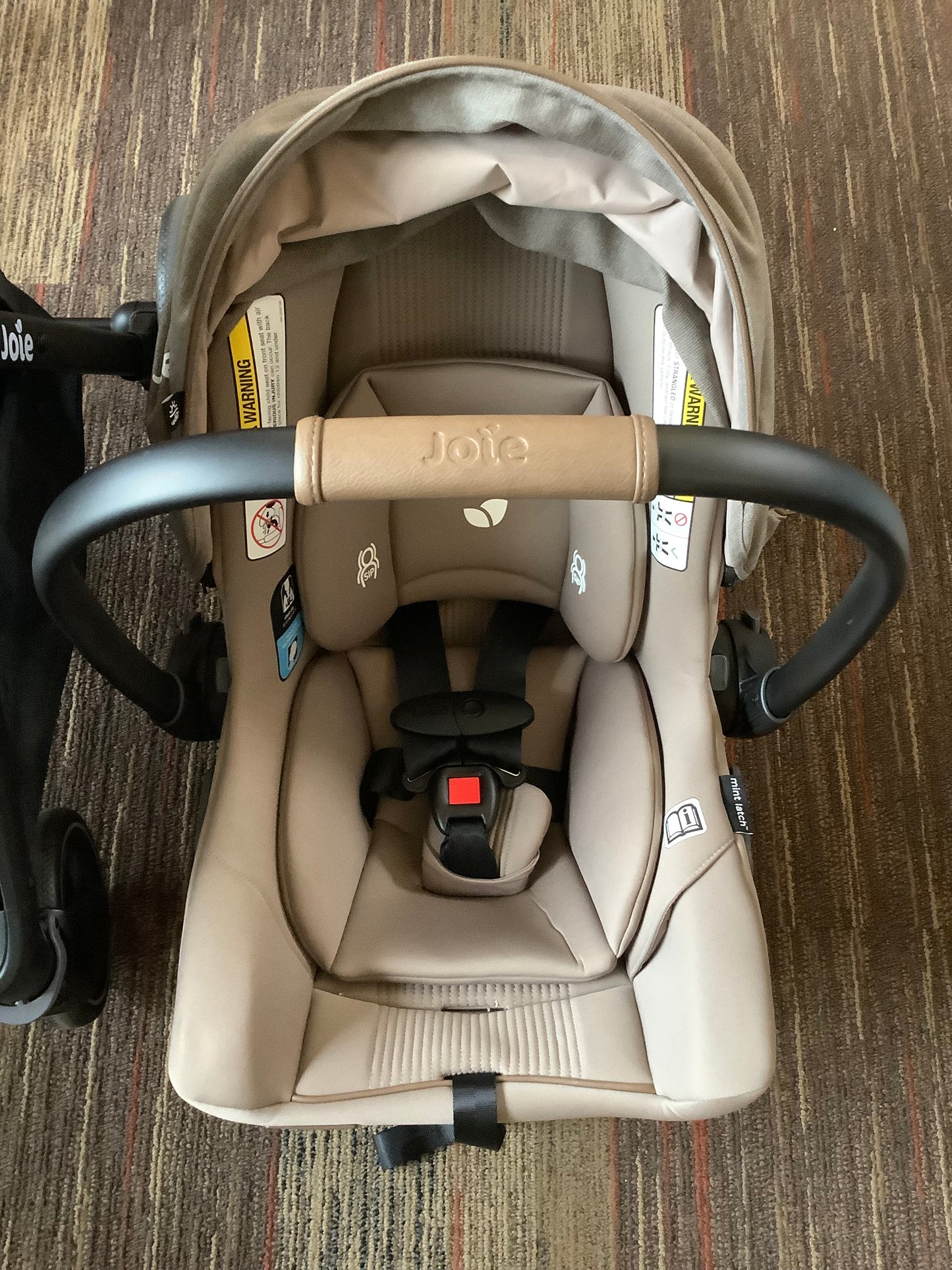 Joie Nutmeg Travel System with Mint Infant Car Seat - Maple