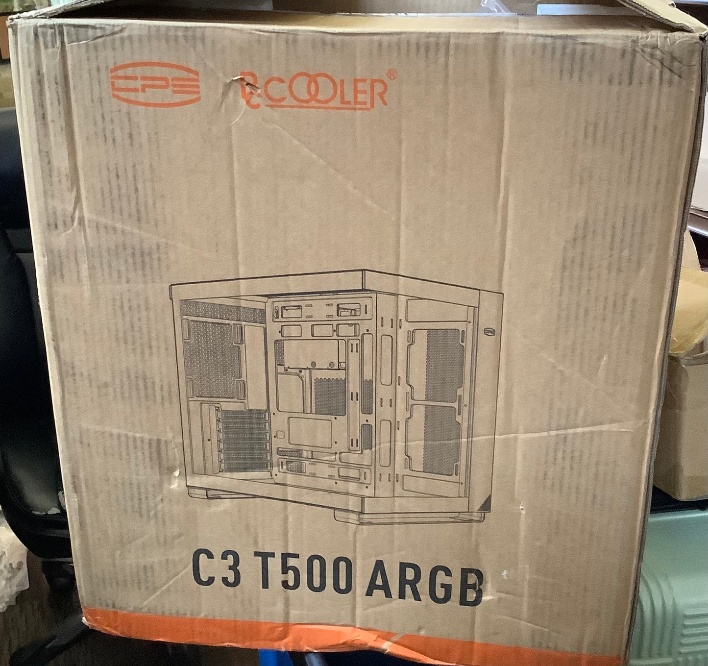 PCCOOLER C3T500 ARGB WH ATX ARGB CASE