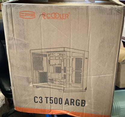 PCCOOLER C3T500 ARGB WH ATX ARGB CASE