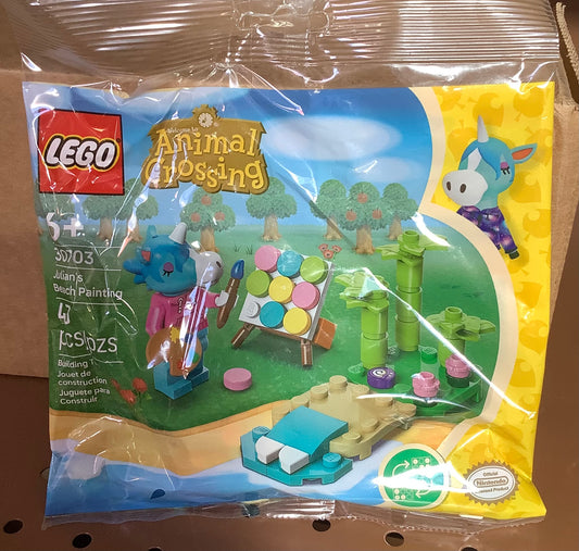 LEGO Animal Crossing Julian's Beach Painting