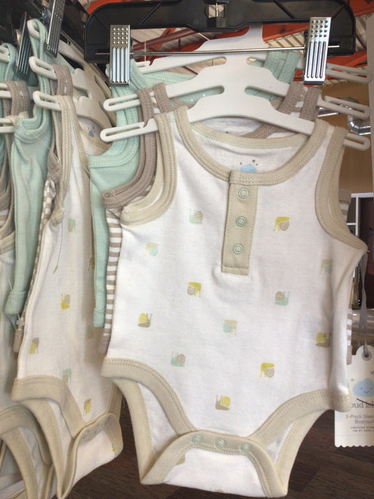 3 pack Sleeveless Body Suit