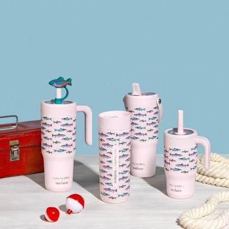 Vera Bradley x Reduce - 24oz Insulated Stainless Steel Straw Tumbler