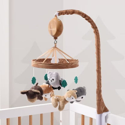 The Peanutshell Whimsical Woodland Baby Musical Crib Mobile - Open Box (see pictures)