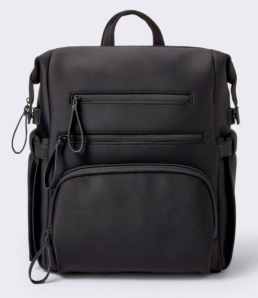 Boxy Diaper Backpack - Black