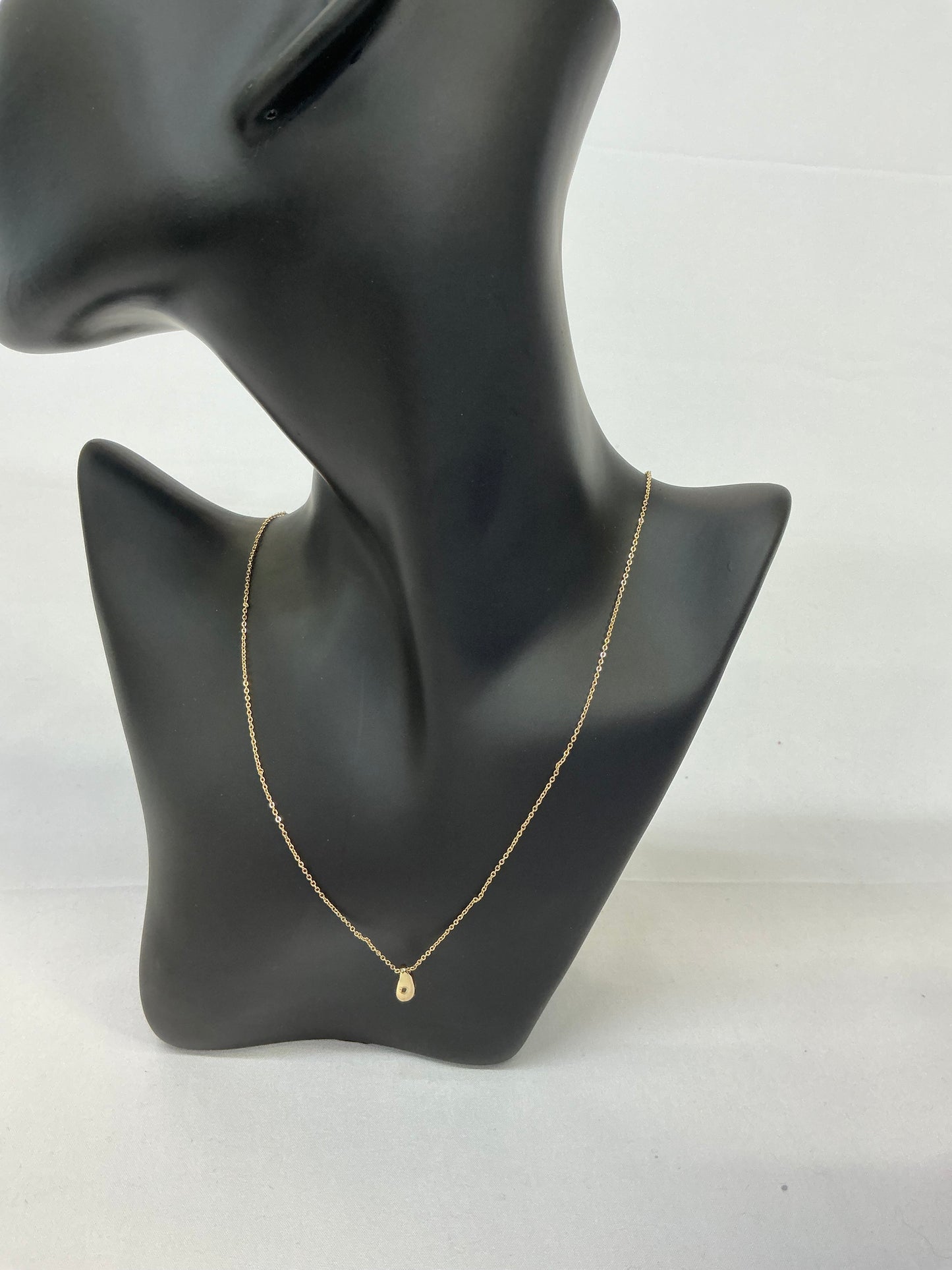 Dainty Fashion Jewelry - Gold Teardrop Necklace