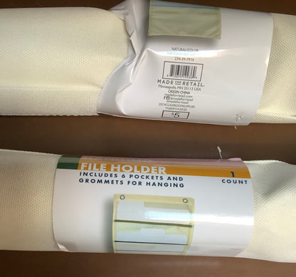 Hanging File Holder Natural