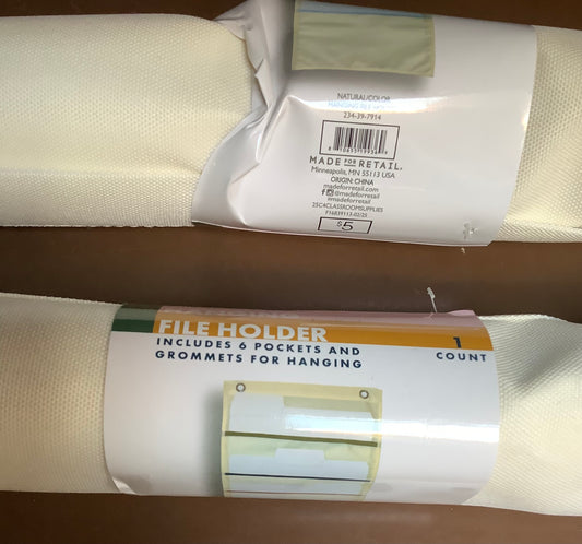 Hanging File Holder Natural