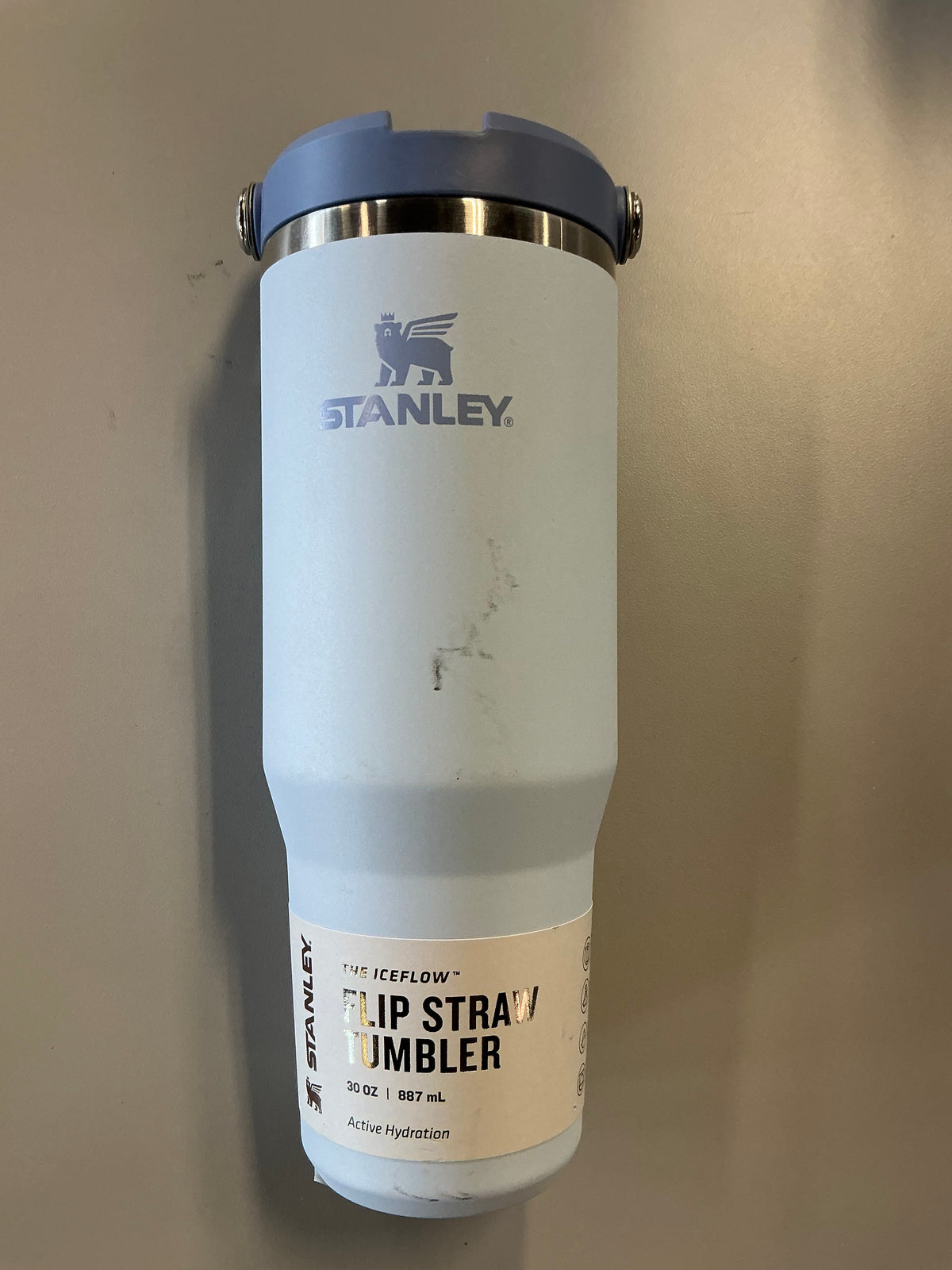 Stanley 30oz Stainless Steel IceFlow 2.0 Flip Straw Tumbler - MINOR COSMETIC DAMAGE DUE TO SHIPPING (see pictures)