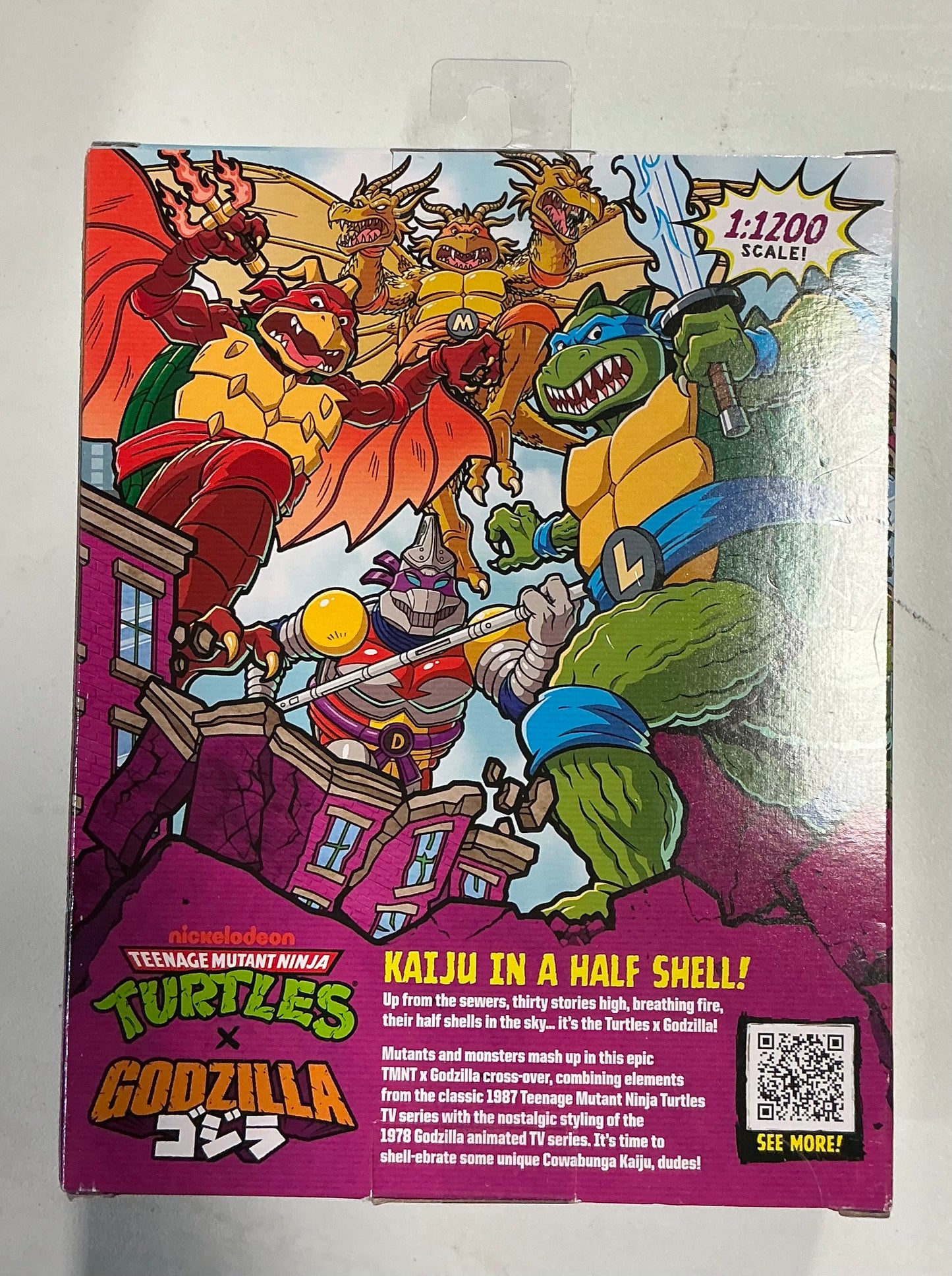 Teenage Mutant Ninja Turtles Ralph Godzilla Mashups Collector Action Figure