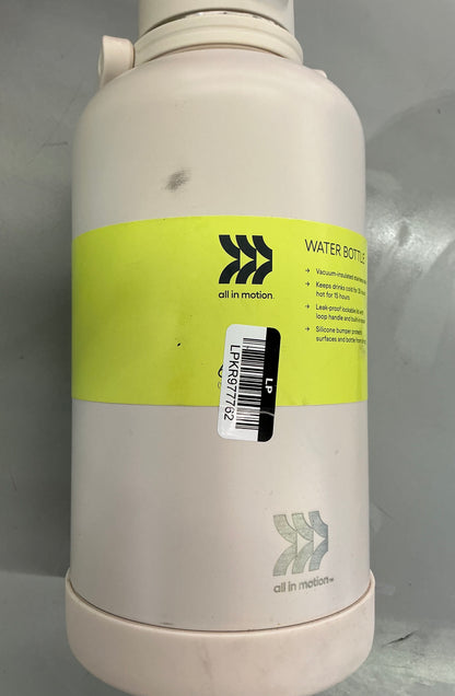 64 fl oz Stainless Steel Pop-Up Chug Sport Bottle White -  Minor Cosmetic Damage (see pictures)