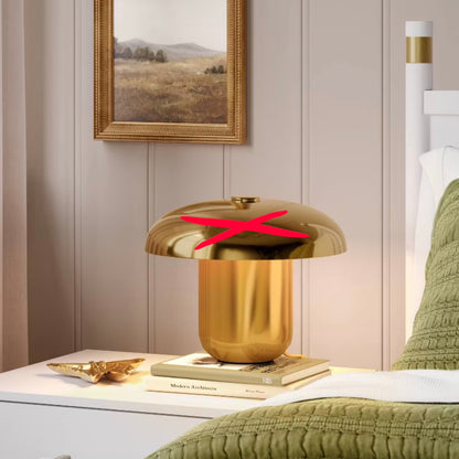 Touch Sensor Table Lamp - Brass - Threshold™ - Missing Top - Minor Cosmetic Damage - AS IS (see pictures)
