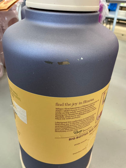 Blogilates Stainless Steel Insulated Water Bottle (62 fl oz) - Evening Haze - Minor Cosmetic Damage (see pictures)
