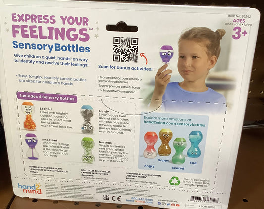 Express Your Feelings Sensory Bottles