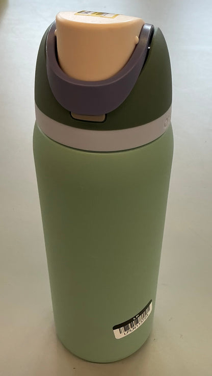 Owala 32oz FreeSip Stainless Steel Water Bottle - Minor Cosmetic Damage (see pictures) - Tops May Vary, Some May Be Missing Packaging