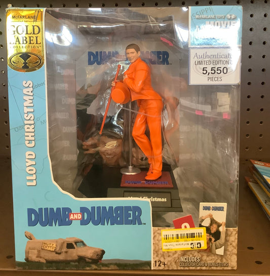 McFarlane Lloyd Christmas (Movie Maniacs: Dumb and Dumber) Gold Label 6"
Posed Figure