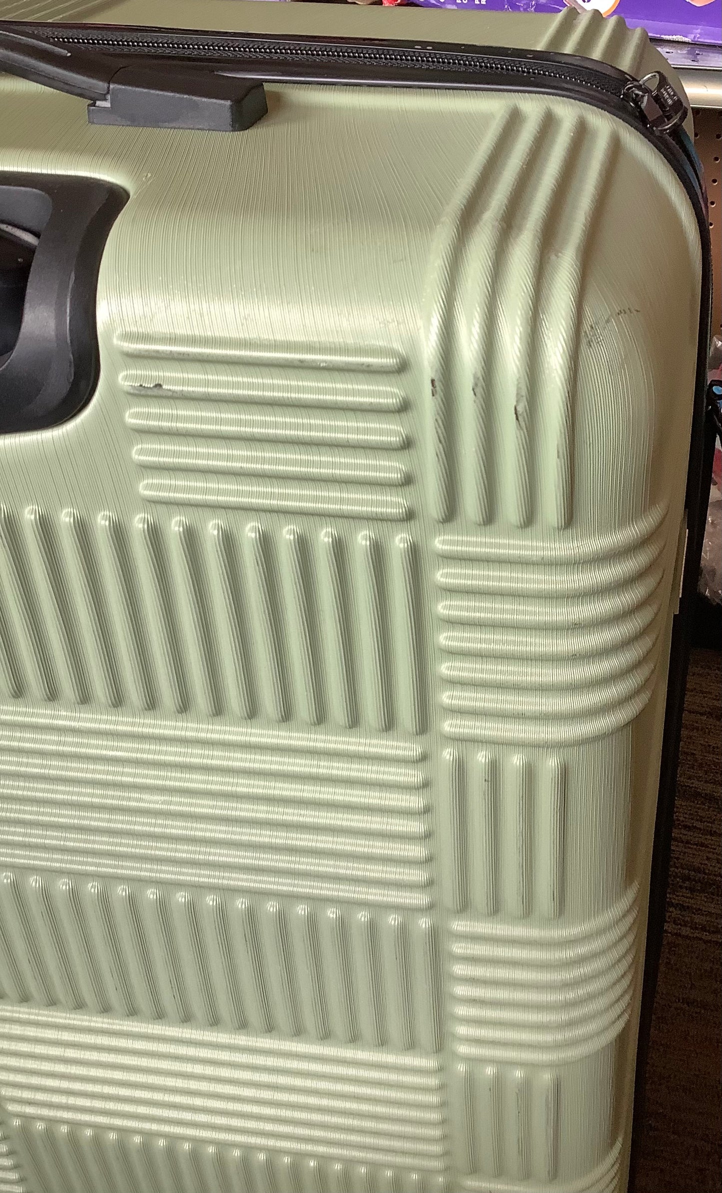 American Tourister NXT Hardside Large Checked Spinner Suitcase