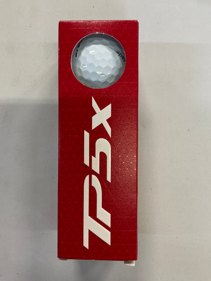 TaylorMade TP5X Golf Balls - 3-(White: Rubber Fill, Urethane Shell)