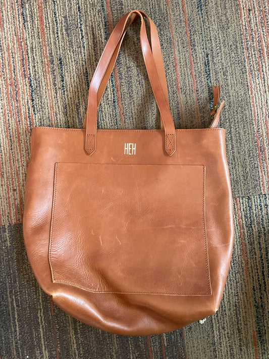 Leather brown bag