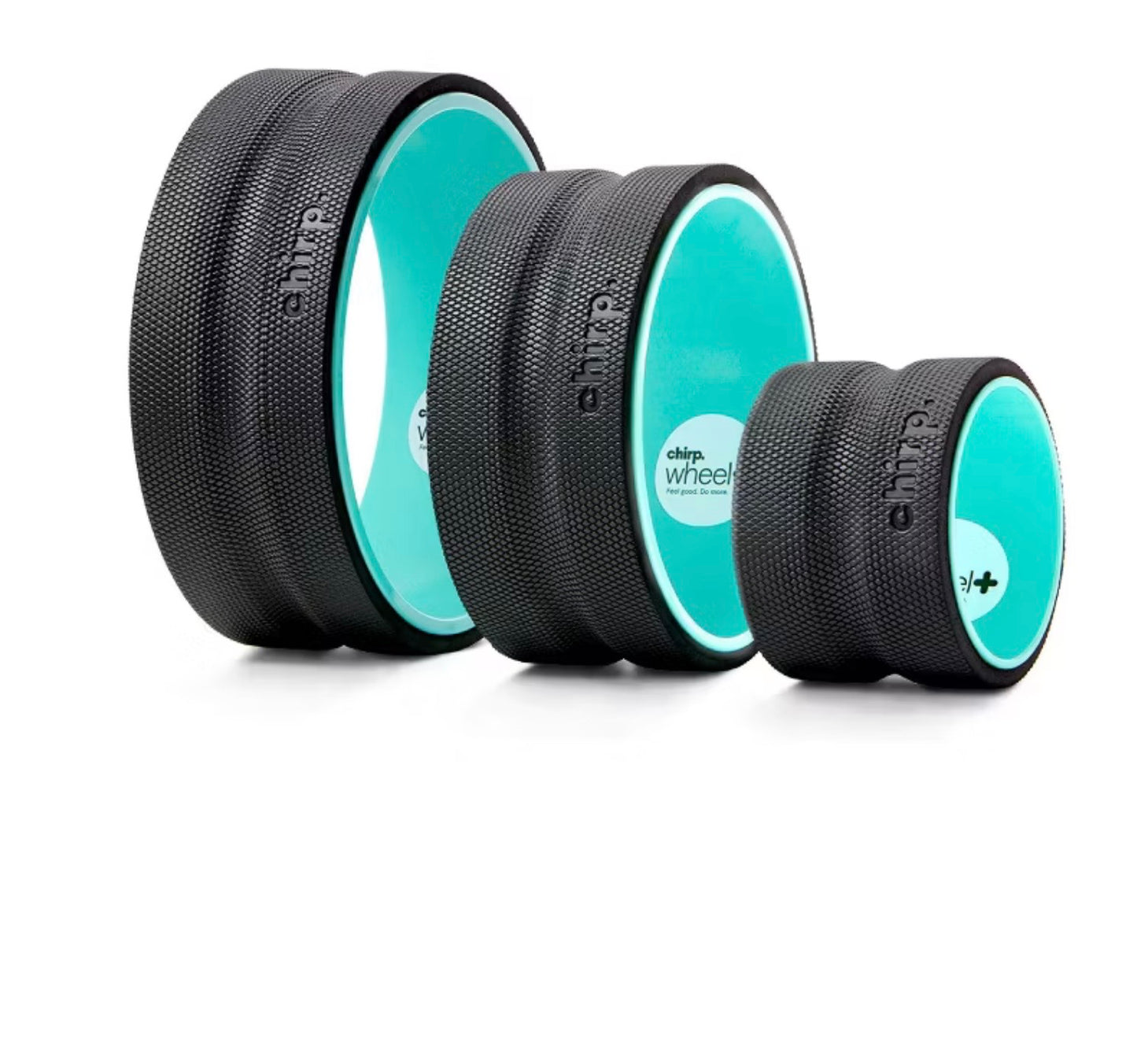 Chirp Wheel for Back and Neck Pain –  Plastic, EVA Foam, ABS, 500 lb Capacity - WHEEL SIZES 12” & 6” MISSING - Open Box
