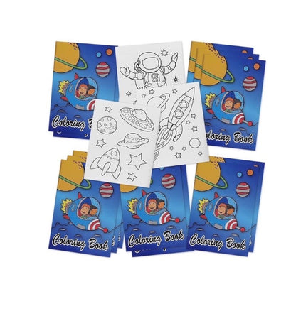 Mini Coloring Books - Set of 12 party favors