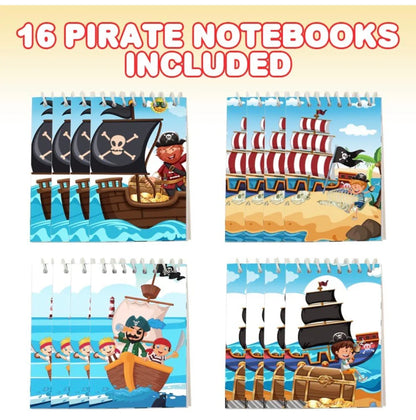 ArtCreativity Mini Notebooks - set of 16 notebooks - Assorted Designs