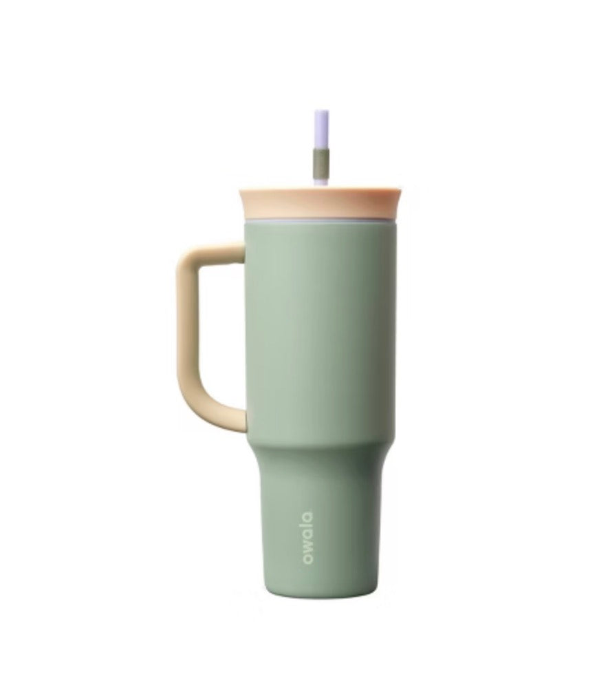 Owala 40oz Stainless Steel Straw Tumbler - SOME MAY BE MISSING STRAW - MINOR COSMETIC DAMAGE (see pictures)