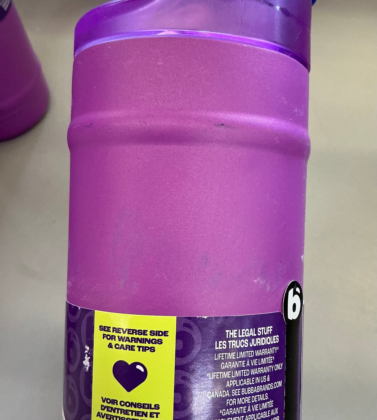 Bubba 24 fl oz Stainless Steel with Dual Sip Lid Water Bottle - Moodbooster - Minor cosmetic damage (see pictures)