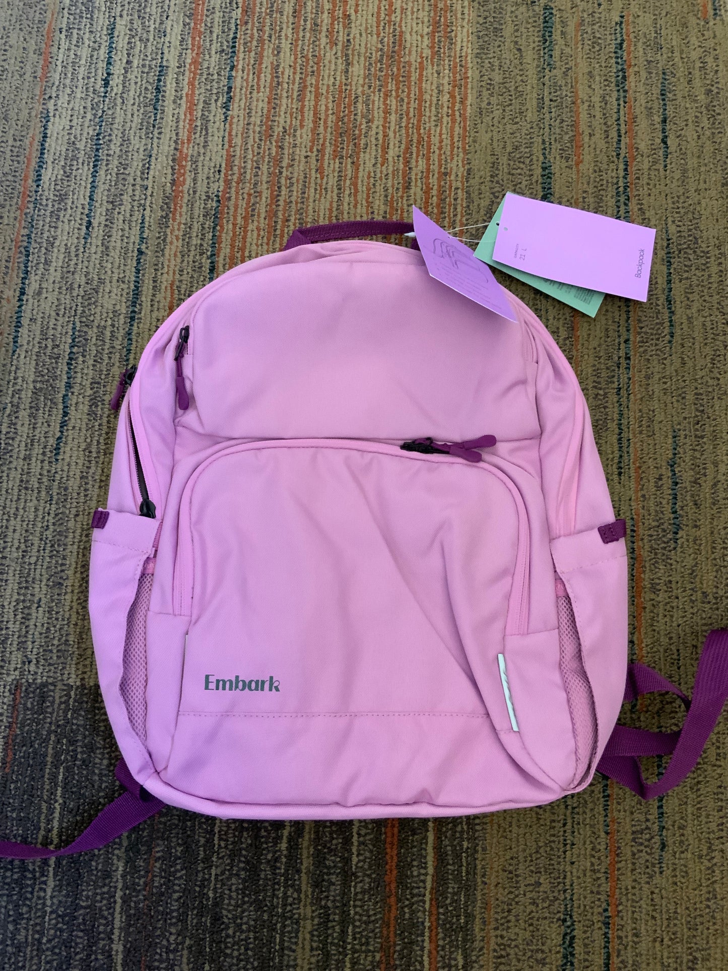 (Clearance)Elite 16” laptop backpack - purple