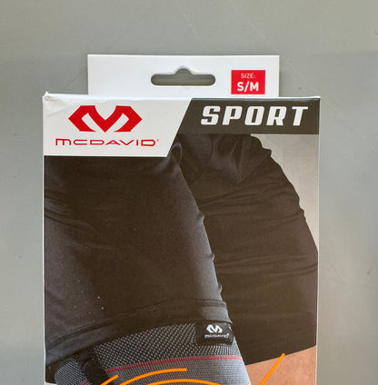 McDavid Sport Knee Knit Sleeve with Buttress and Stays - Gray