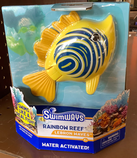 Swimways Rainbow Reef Fish, Lebron Waves: Dive Toy for Ages 5 and Up