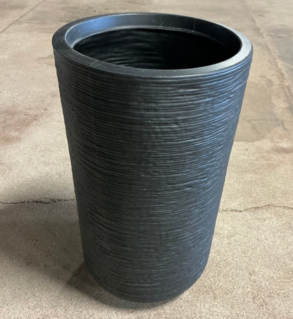 Fluted Outdoor Planters - Assorted Sizes - Minor Cosmetic Damage (see pictures) - FOR PICKUP ONLY