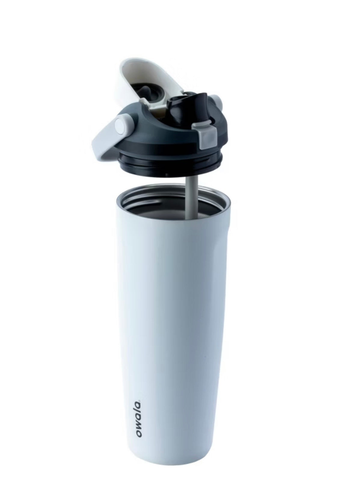 Owala 30 fl oz Stainless Steel FreeSip Sway Tumbler - MINOS COSMETIC DAMAGE- SOME MAY BE MISSING A STRAW (TOP MAY VARY, SEE PICTURES)