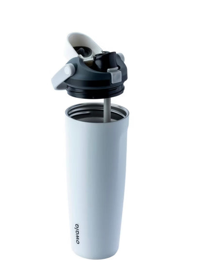 Owala 30 fl oz Stainless Steel FreeSip Sway Tumbler - MINOS COSMETIC DAMAGE- SOME MAY BE MISSING A STRAW (TOP MAY VARY, SEE PICTURES)