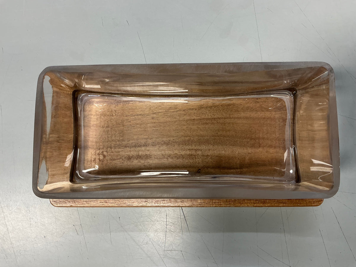 Biodome Glass Terrarium with Wooden Base - Threshold - FOR PICKUP ONLY