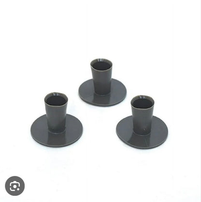 PGA Tour Tee-Up Kids Golf Rubber Tees, 3pack, Black 1.5" Height, 2" Length