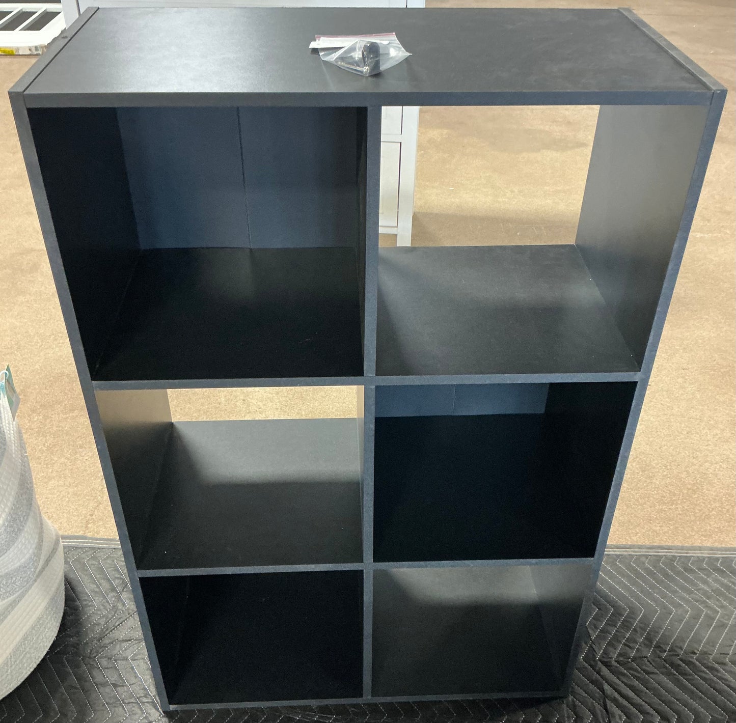 11" 6 Cube Organizer - Black - May Have Minor Cosmetic Damage (see pictures) - PICKUP ONLY