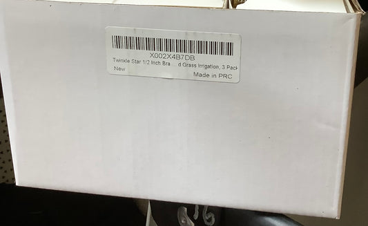 Twinkle Star Brass Impact Sprinkler 3-Pack