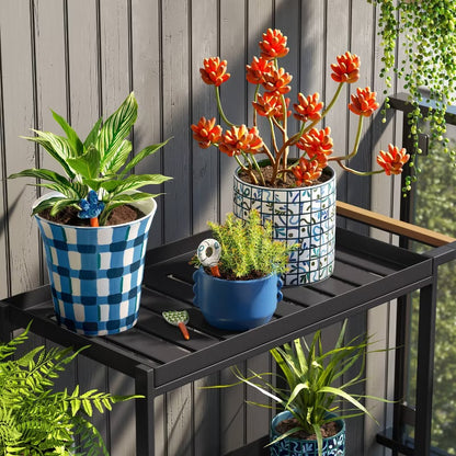 Ceramic Colored Planter Blue/Green 8" - Threshold™ - FOR PICKUP ONLY