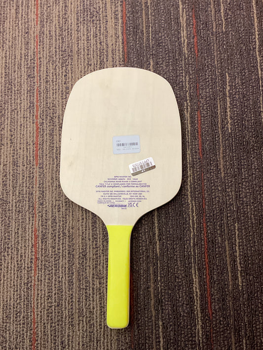 Purple pickleball paddle