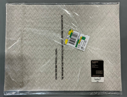 Loom + Forge Chevron Vinyl 4-pc. Placemat (14”X19”)