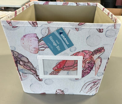 Whitmor - Small Storage Canvas Bin Tote