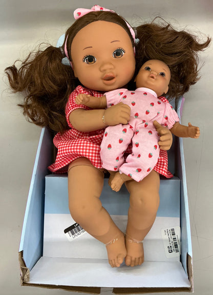 14" Toddler Doll + Mini Baby Doll - Gigglescape™ - Damaged Packaging