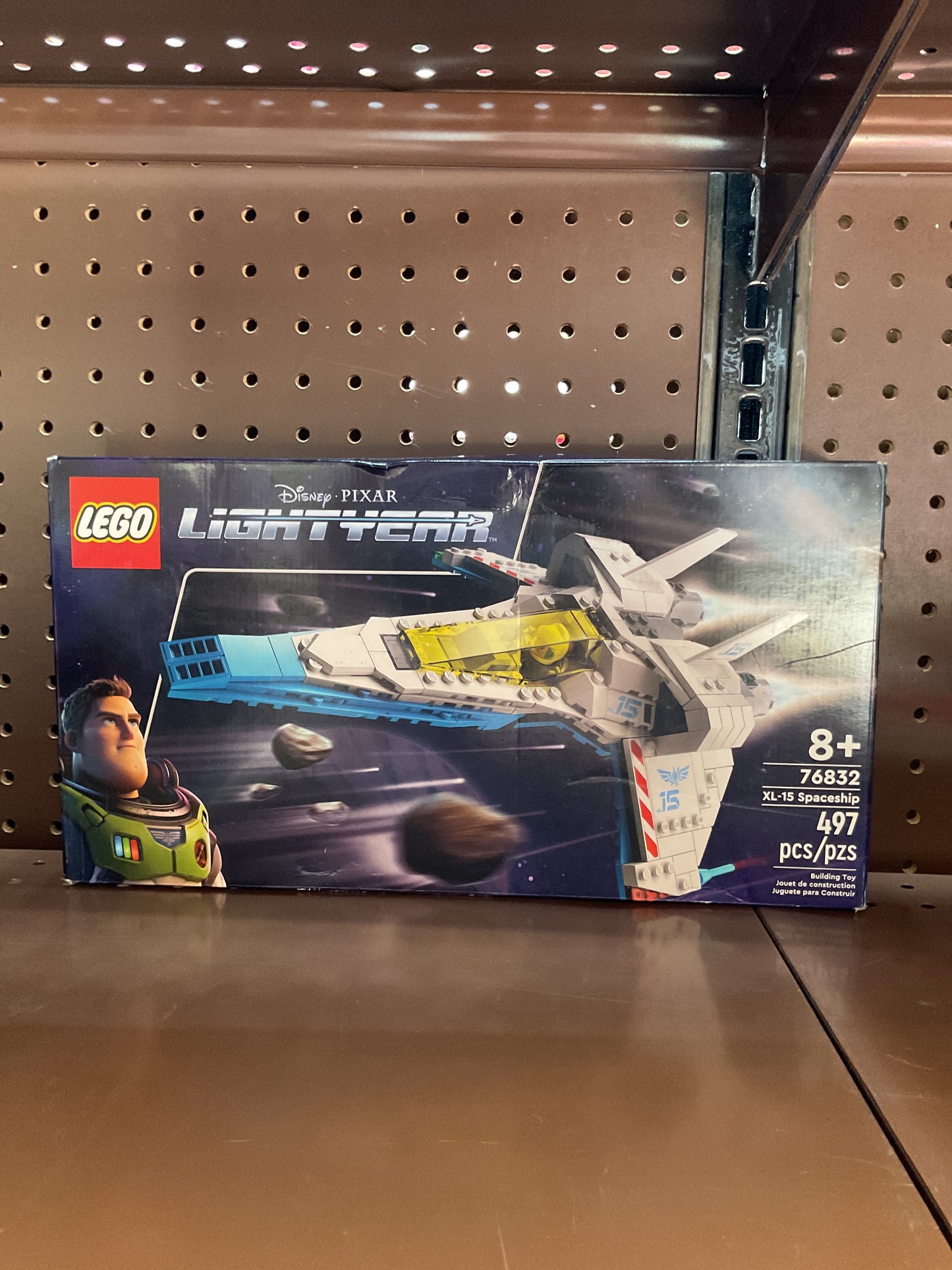 LEGO Disney Pixar Lightyear XL-15 Spaceship 76832 Building Toy Set (498 Pieces)