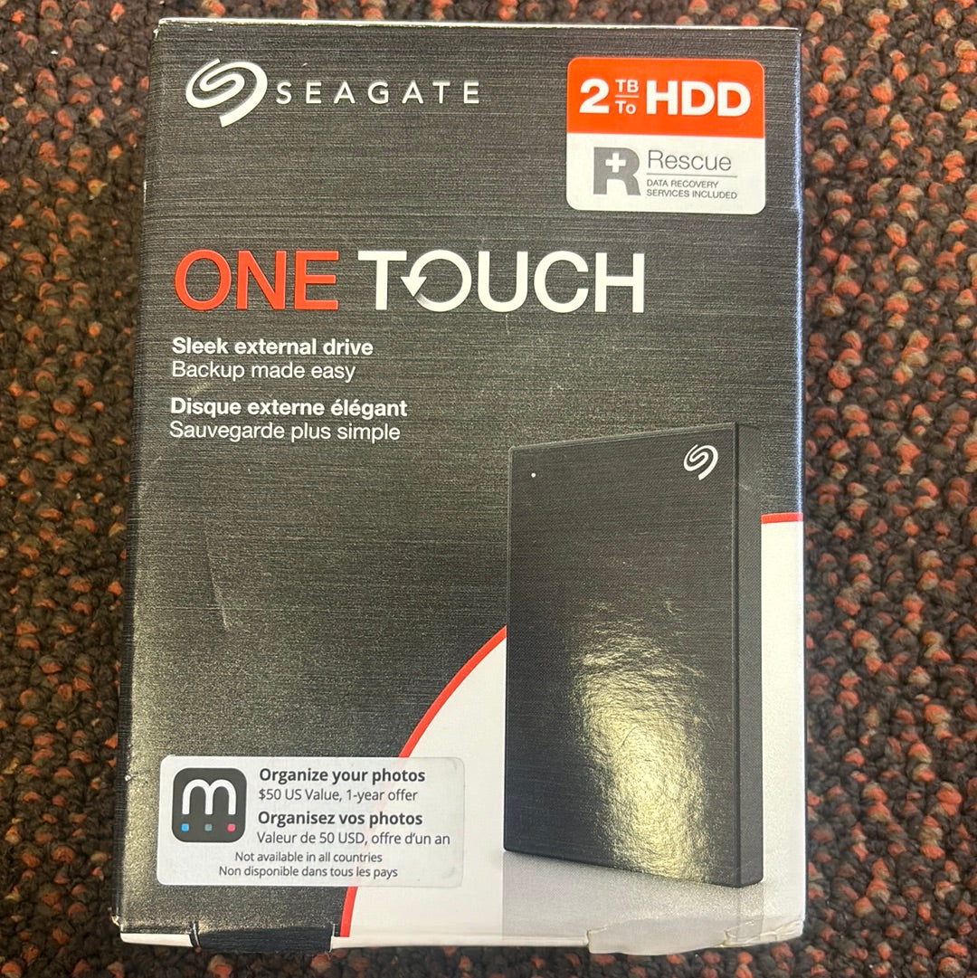 Seagate One Touch 2TB External Hard Drive