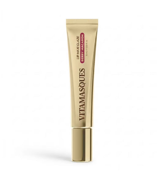 Vitamasques Lip Maxi Glaze - Berry Macaron - 0.5 fl oz - Open Box (see pictures)