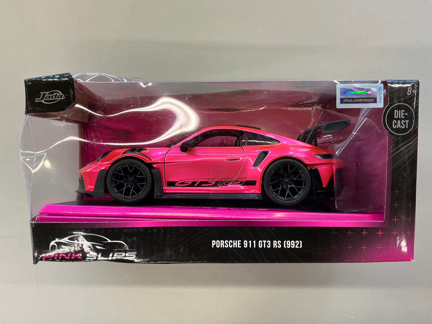 PINK SLIPS - PINK PORSCHE 911 GT-3 RS - DAMAGED BOX