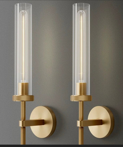19.48" Dimmable Copper Wall Sconces 2-Pack