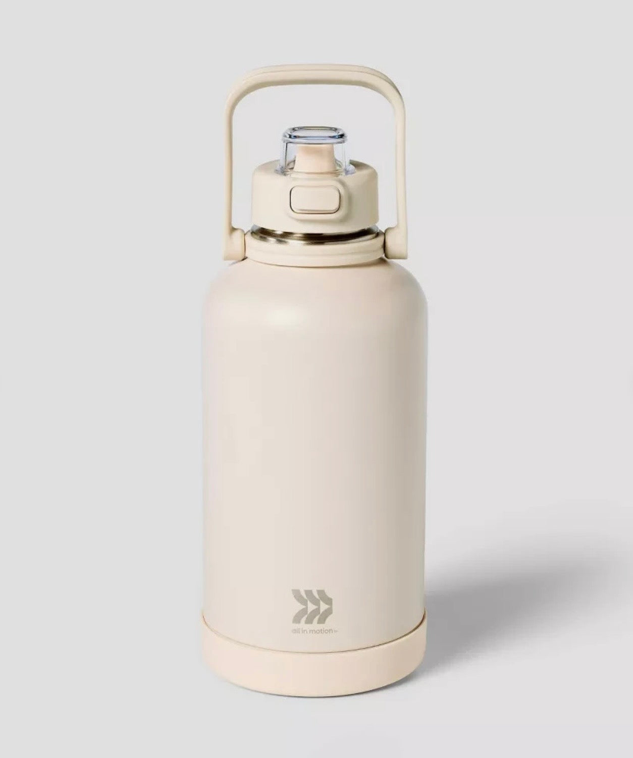 64 fl oz Stainless Steel Pop-Up Chug Sport Bottle White -  Minor Cosmetic Damage (see pictures)