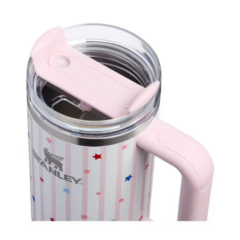 Stanley 30oz Stainless Steel Flowstate Quencher H2.0 Tumbler - MINOR COSMETIC DAMAGE DUE TO SHIPPING (see pictures) - Some May Be Missing Straws