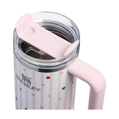 Stanley 30oz Stainless Steel Flowstate Quencher H2.0 Tumbler - MINOR COSMETIC DAMAGE DUE TO SHIPPING (see pictures) - Some May Be Missing Straws